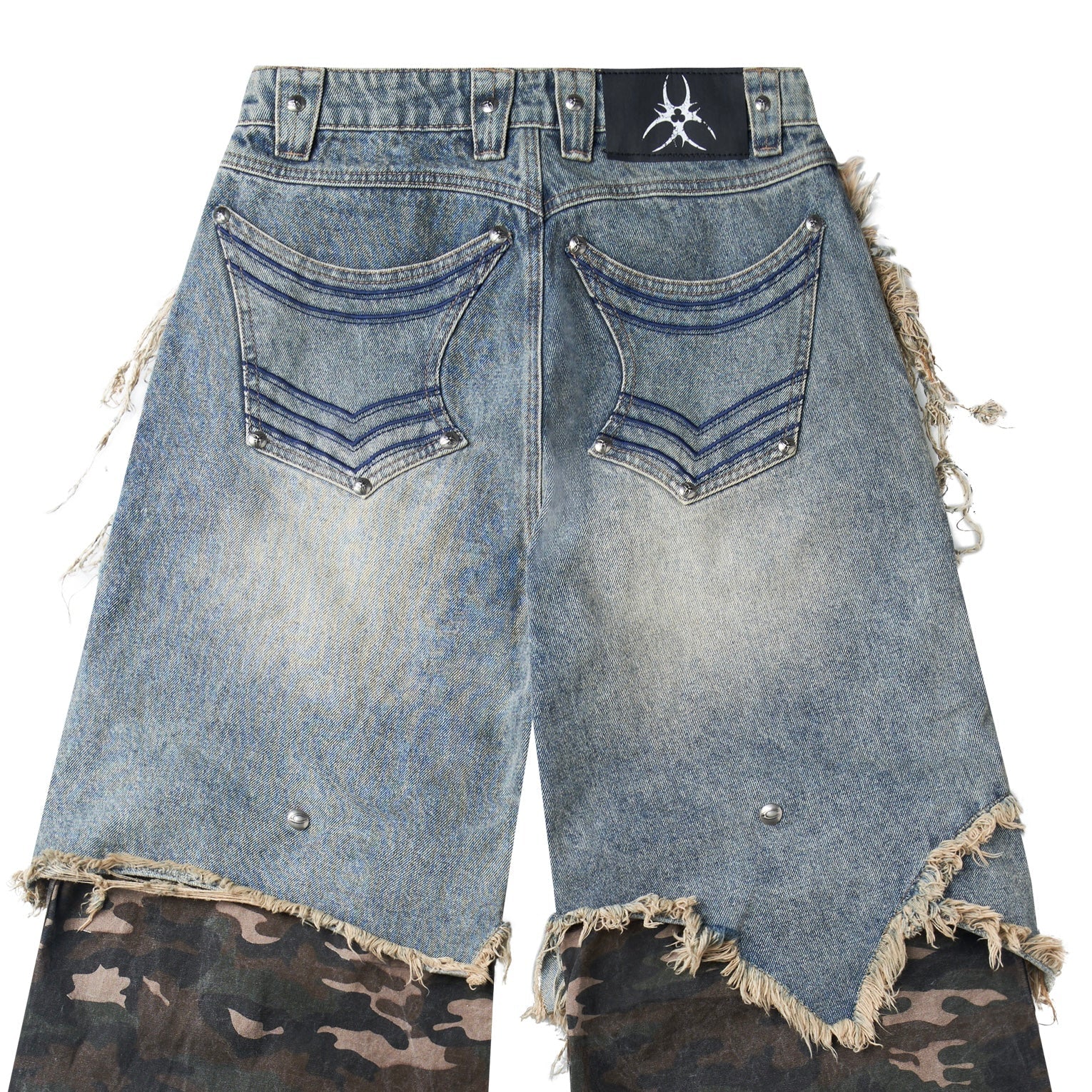 "005 CHAOS DREAM" CAMO LAYER PANTS - Image 4