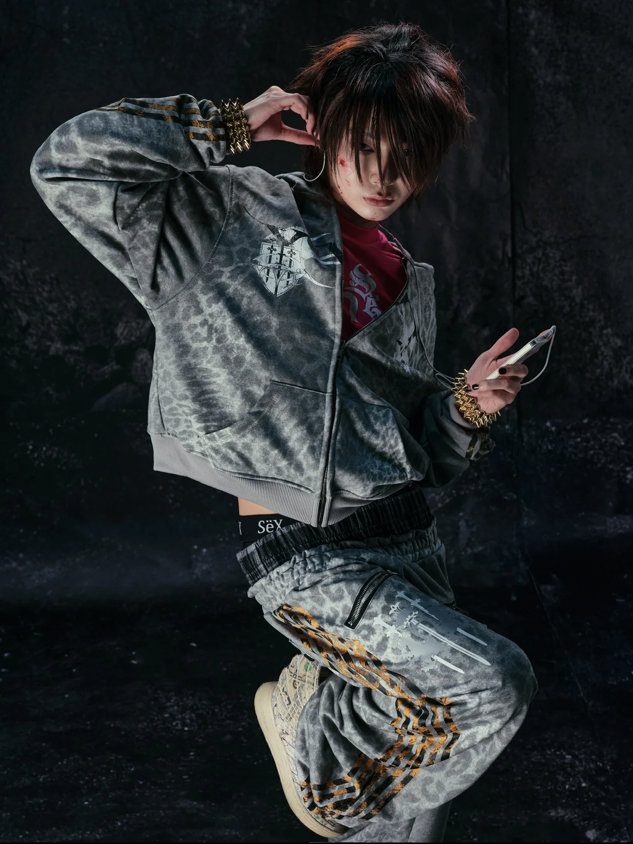 "25 LEOPARD" ROYAL TRACKSUIT - Image 11