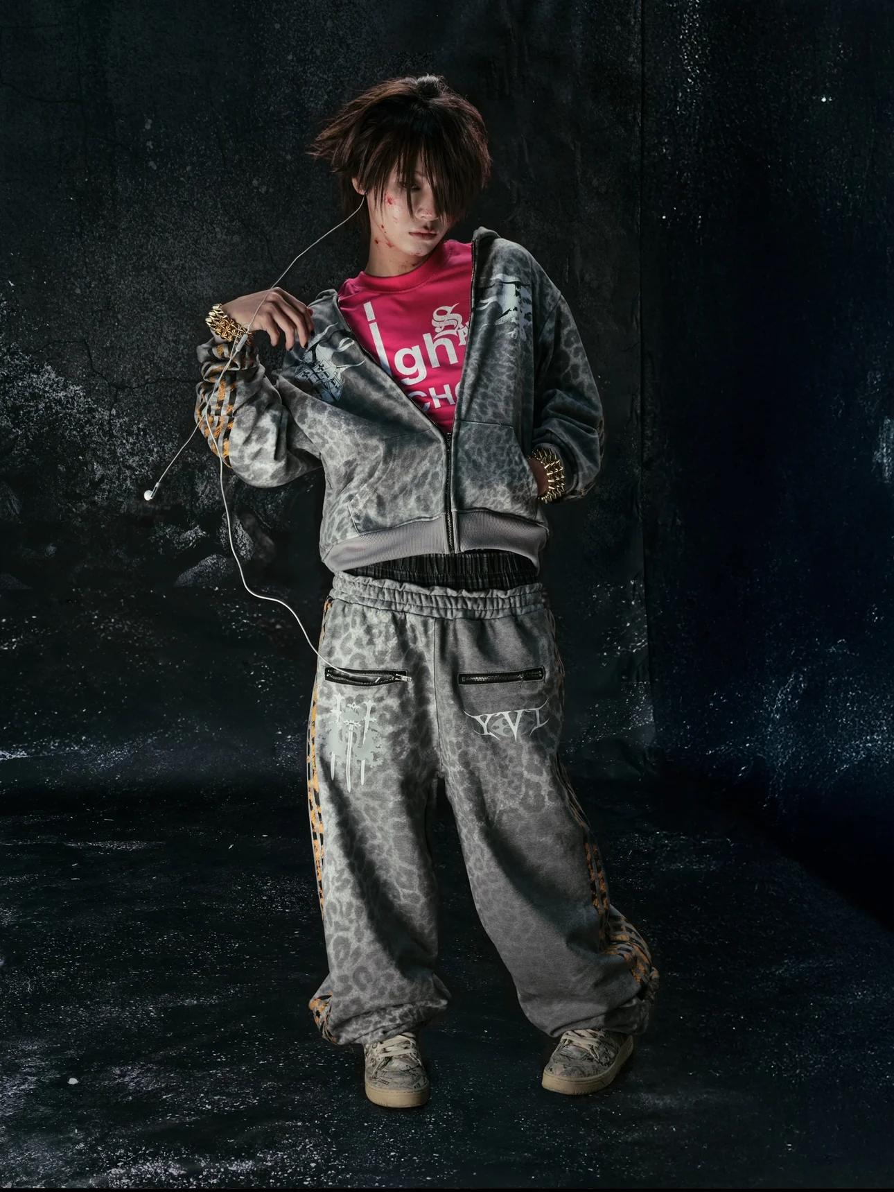 "25 LEOPARD" ROYAL TRACKSUIT - Image 7