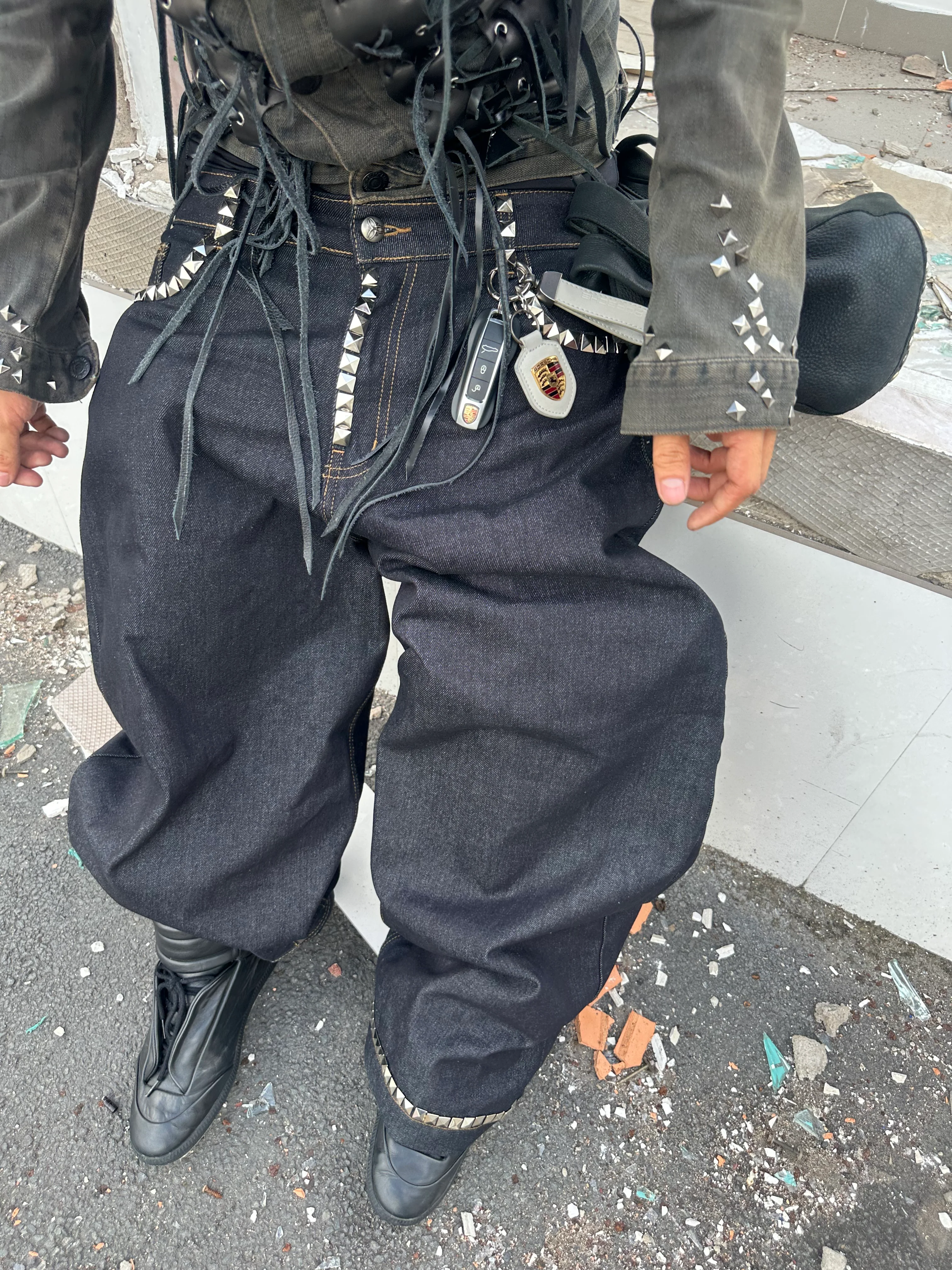 "25STUDDED" JAPANESE RAW DENIM - Image 9