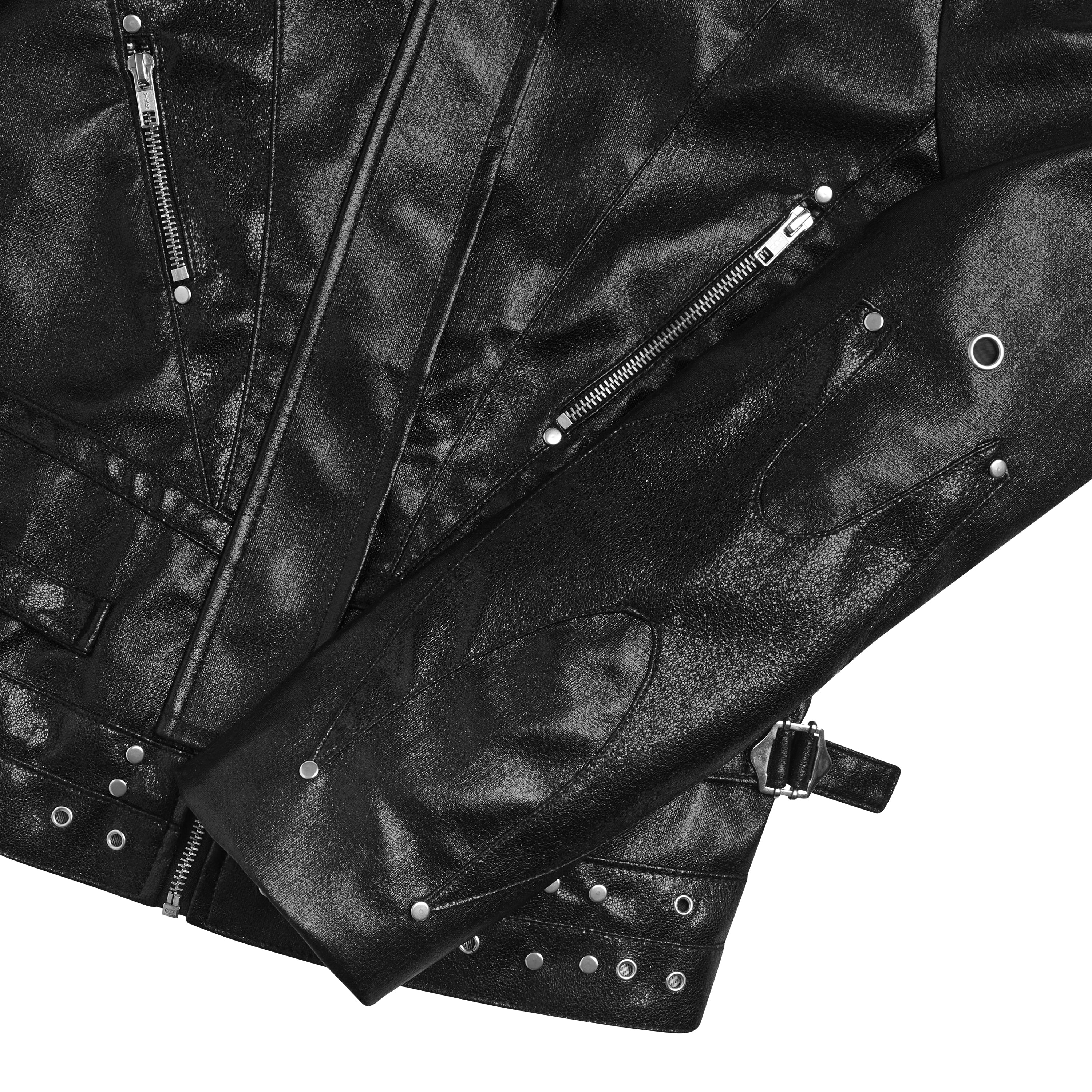 KNIGHT CLUB LEATHER JACKET - Image 4