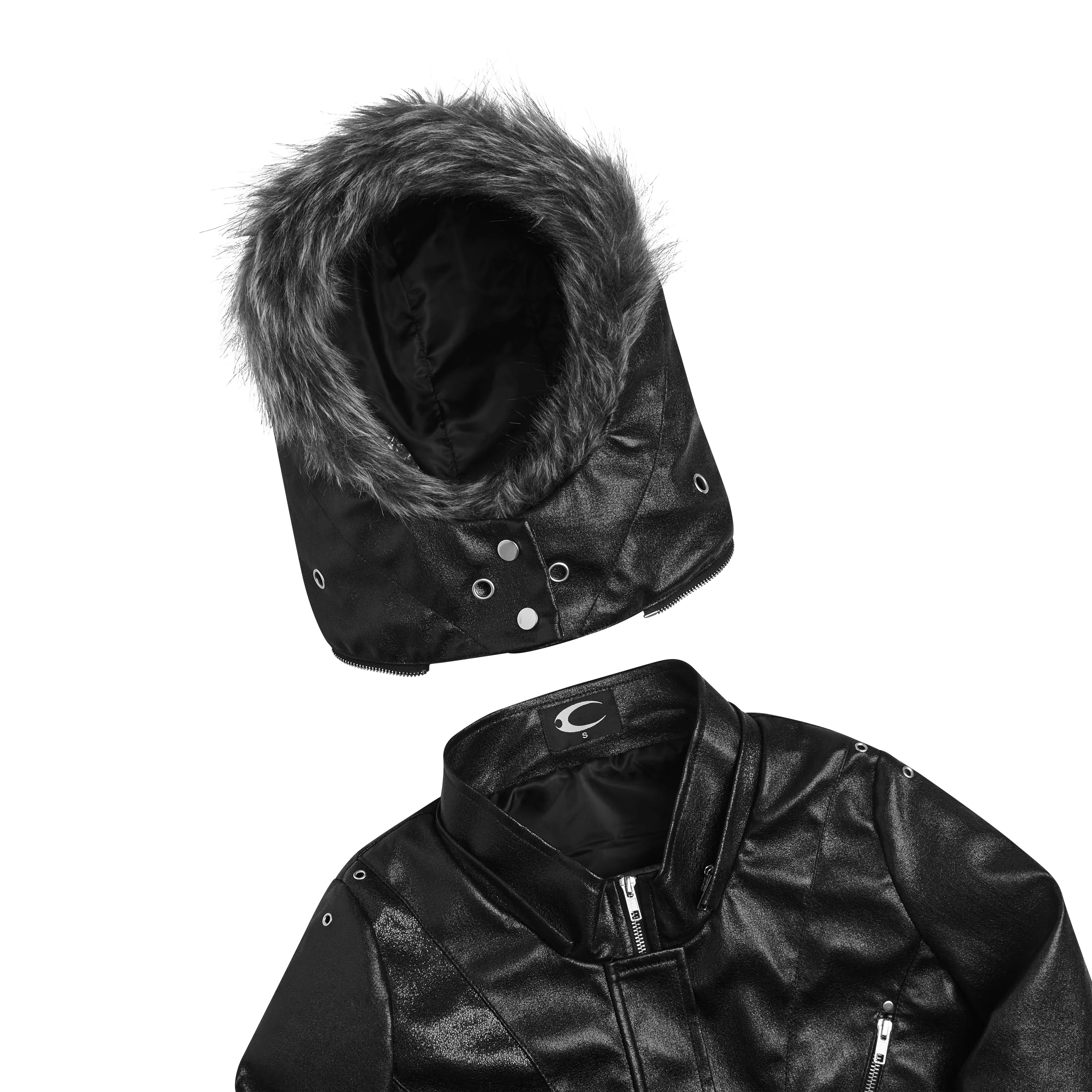 KNIGHT CLUB LEATHER JACKET - Image 5