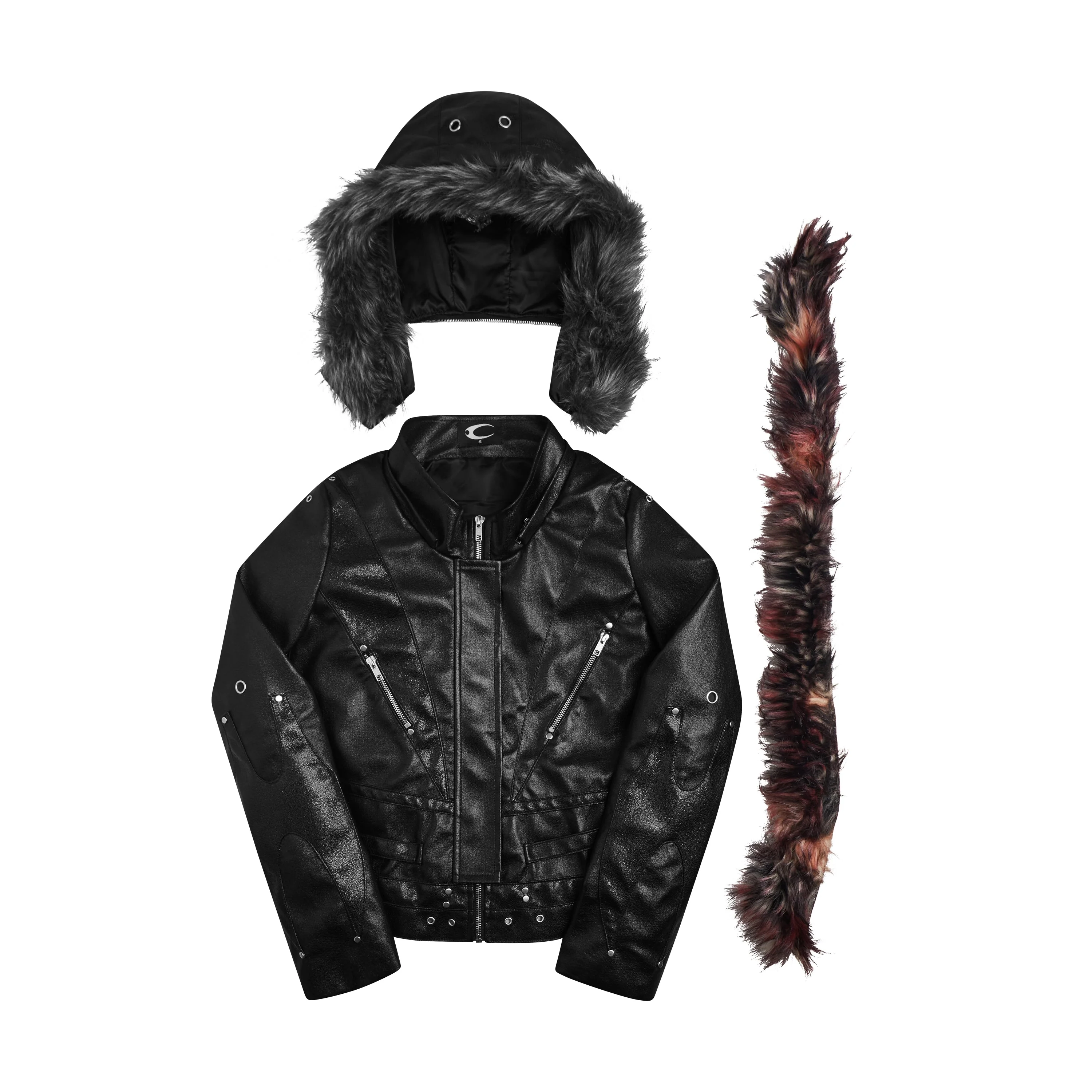 KNIGHT CLUB LEATHER JACKET - Image 6