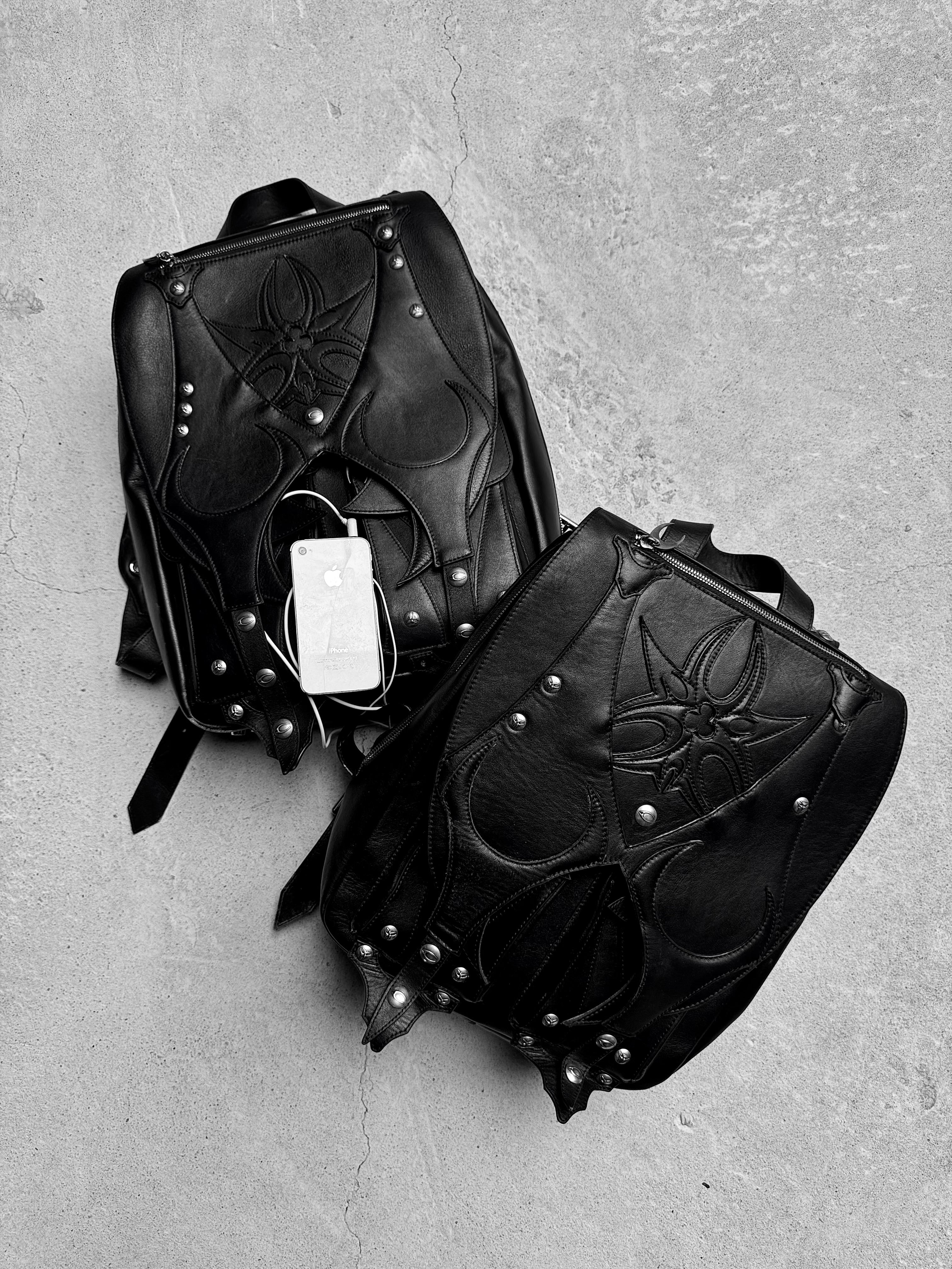 MORE CHAOS REAL LEATHER BACKPACK - Image 3