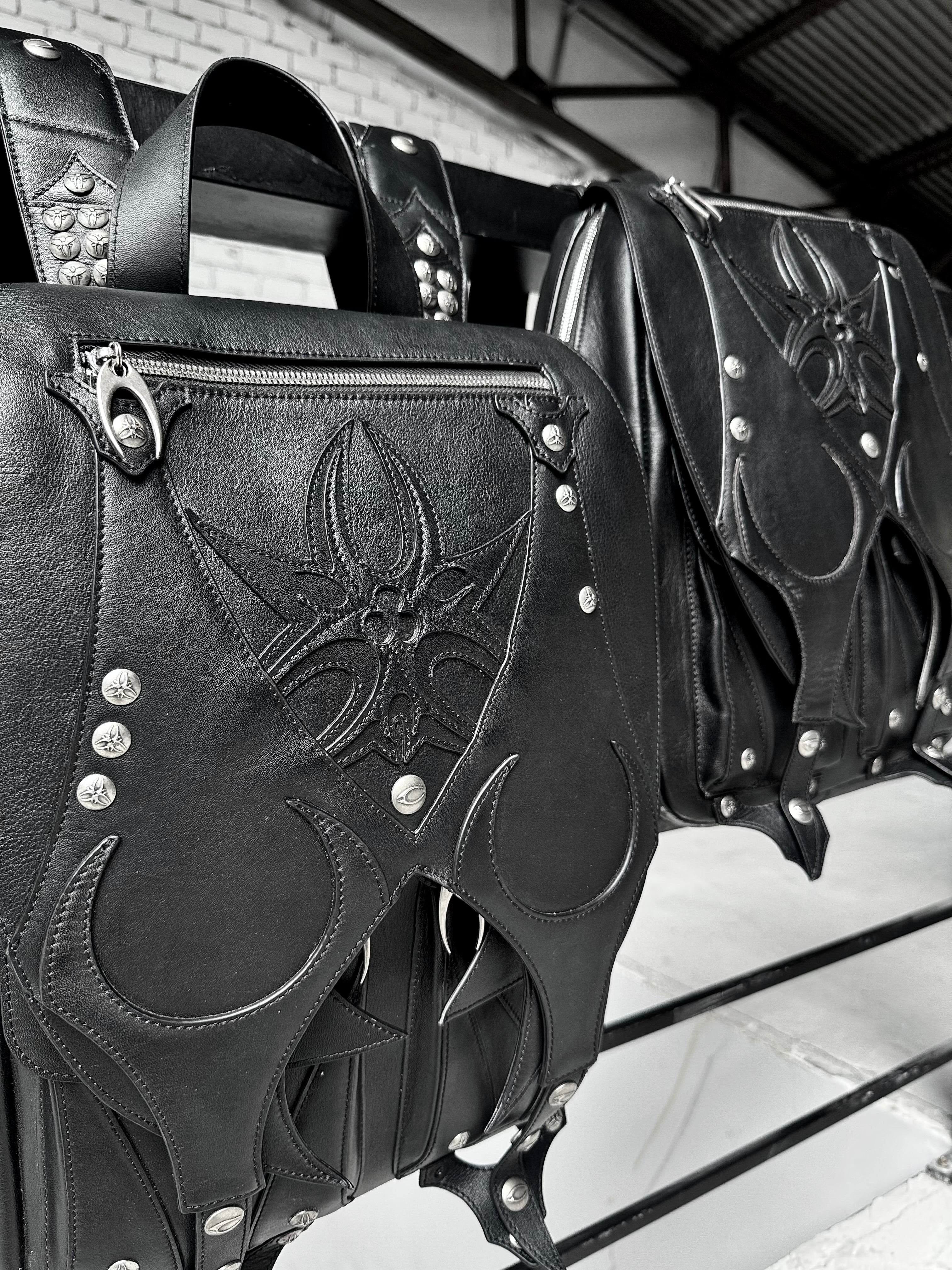 MORE CHAOS REAL LEATHER BACKPACK - Image 6