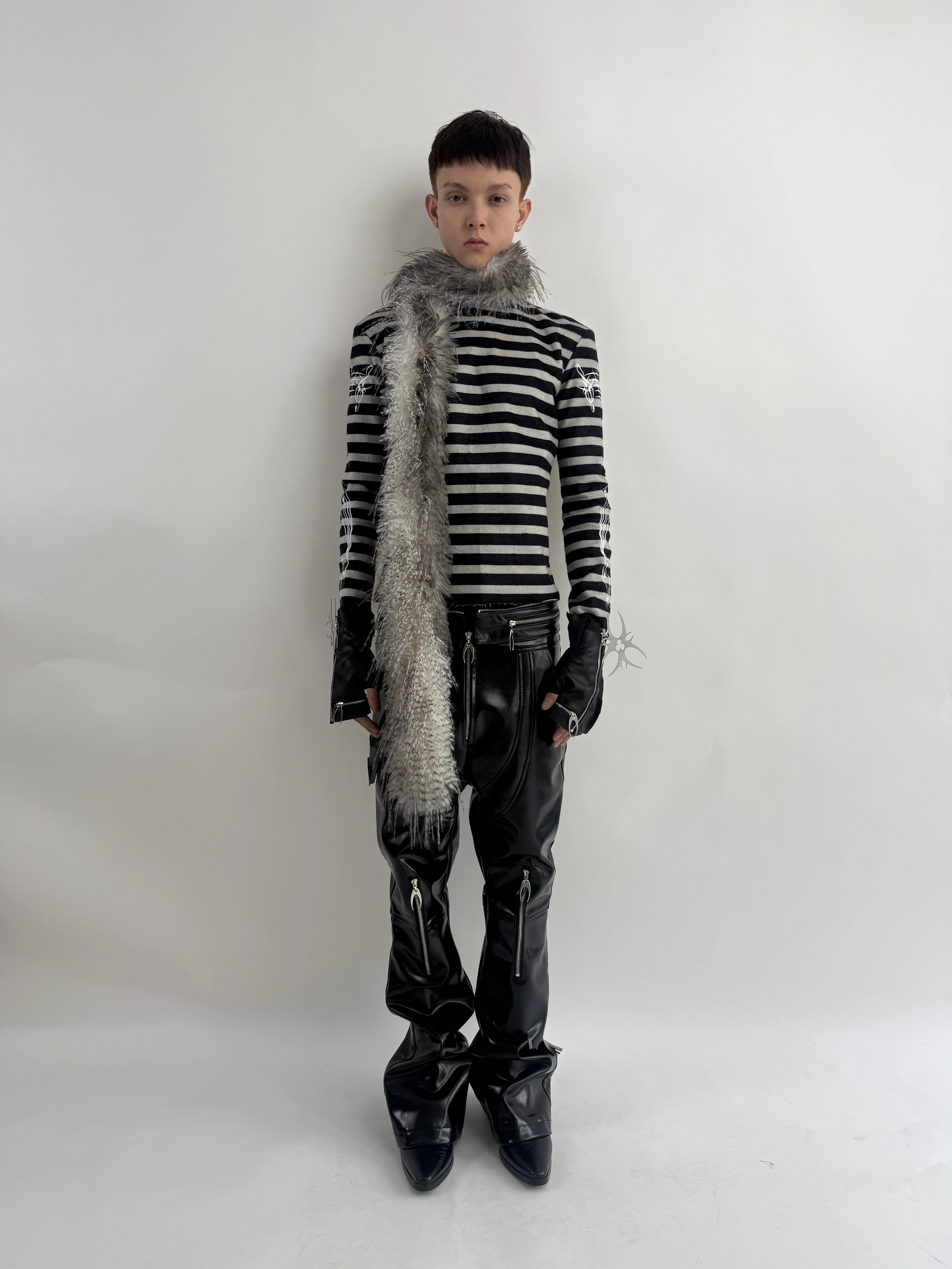 SL Black Vanguard Leather Pants - Image 6