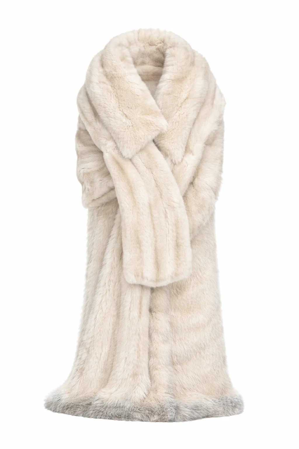 THE WHITE RITUAL FUR COAT