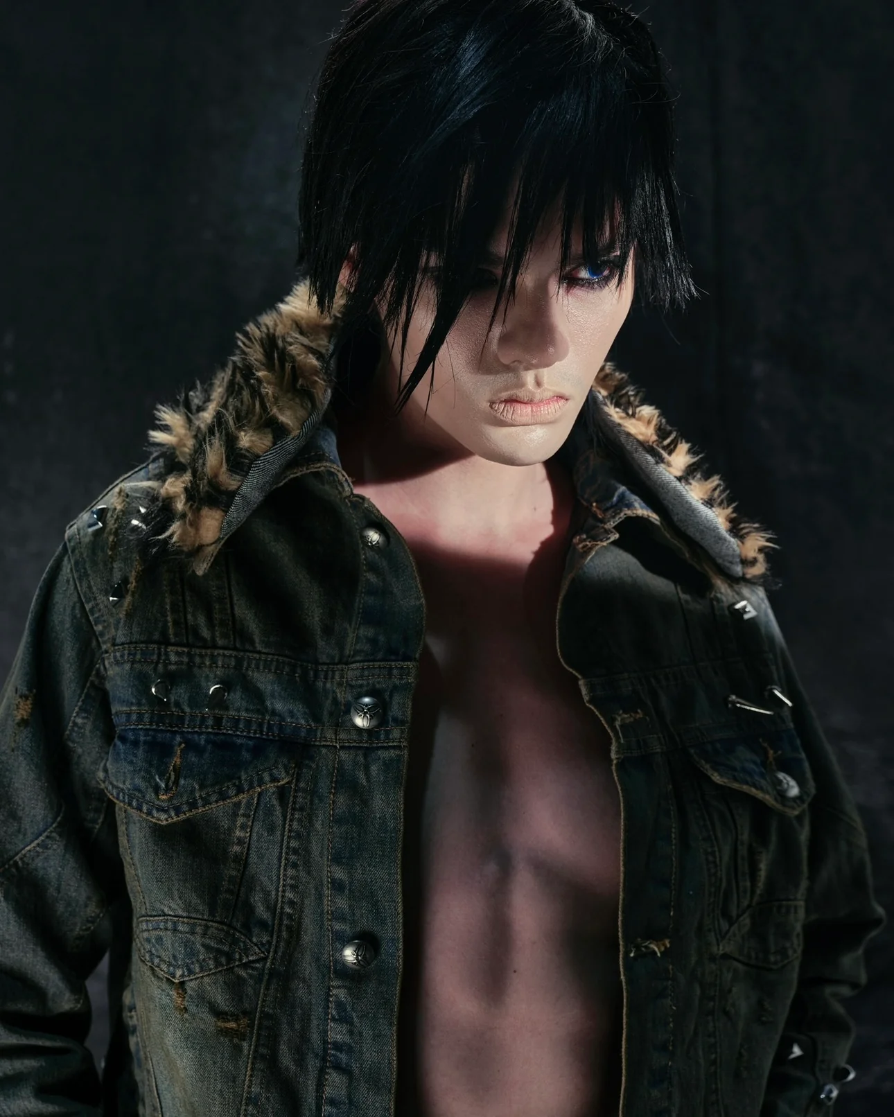 "MORE CHAOS" SPIKED JAPANESE DENIM SET - Image 14